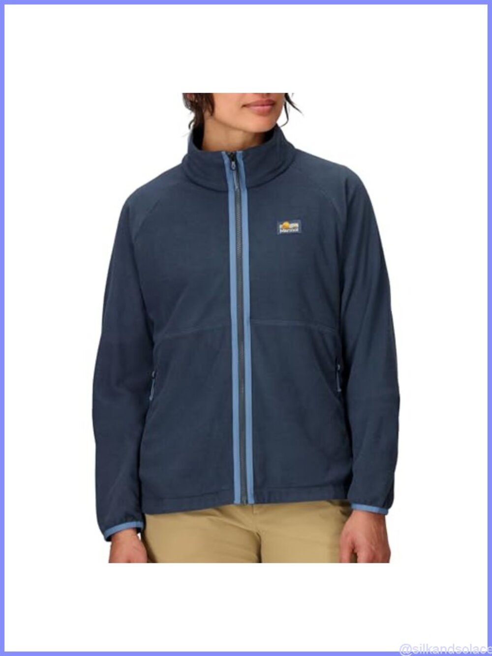 Marmot Upward Fleece Jacket Women's Lightweight Recycled Polyester Full Zip